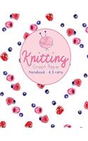 Knitting Graph Paper Notebook - 4