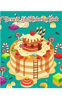 Dessert Adult Coloring Book