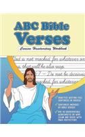 Cursive Handwriting Workbook: ABC Bible Verses: Christian Cursive Tracing Book with Reproducible Worksheets