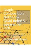 Graph Composition Notebook - Quad Ruled 5 Squares Per Inch
