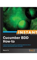 Instant Cucumber BDD How-to
