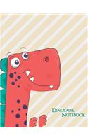 Dinosaur Notebook: Composition Notebook College Ruled Lined Paper 7.50 X 9.75 in 120 Pp