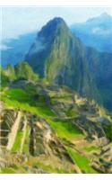 Machu Picchu (Simple Daily Planner with Habit Tracker): 6 x 9, Medium Ruled, Soft Cover