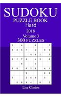 300 Hard Sudoku Puzzle Book - 2018