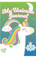 My Unicorn Journal: Blank Lined Notebook V39