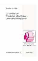 La Poesie de Friederike Mayroecker - Une 