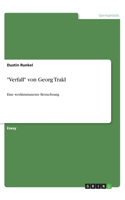 Verfall von Georg Trakl