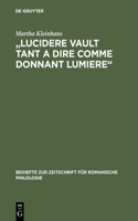 Lucidere Vault Tant a Dire Comme Donnant Lumiere