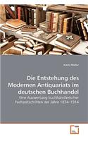 Entstehung des Modernen Antiquariats im deutschen Buchhandel