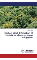 Carbon Stock Estimation of Forests for climate change mitigation