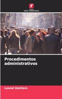 Procedimentos administrativos