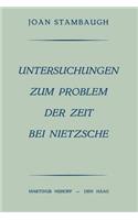 Untersuchungen Zum Problem Der Zeit Bei Nietzsche