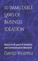 10 Immutable Laws of Business Ideation: Based on 30 years of Analytics and Communication Research