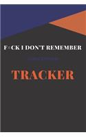 F#ck I Don't Remember Subscription Tracker