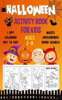 Halloween activity book for kids
