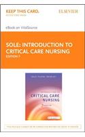 Introduction to Critical Care Nursing - Elsevier eBook on Vitalsource (Retail Access Card)