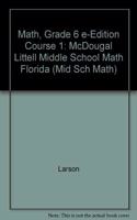 McDougal Littell Middle School Math Florida: Eedition CD-ROM Course 1 2004: Eedition CD-ROM Course 1 2004