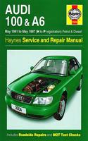 Audi 100 & A6 Petrol & Diesel (May 91 - May 97) Haynes Repair Manual
