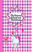 My unicorn journal and sketchbook