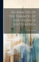 Analysis of the Finances of the Union of South Africa