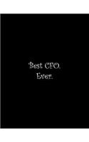 Best CFO. Ever: Line Notebook Handwriting Practice Paper Workbook