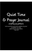 Quiet Time and Prayer Journal: Blank Line Notebook with Encouraging Bible Verse Every Alternate Page (VOLUME 1)