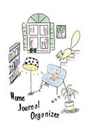 Home Journal Organizer: Homeowners Maintenance and Repair 6 x 9 Pocket Log Book - Fun Hand-drawn Illustration Style Cover