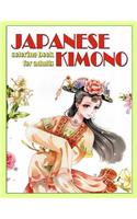 Japanese Kimono Coloring Book for Adults