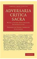 Adversaria Critica Sacra