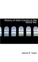 History of Allen County in the World War