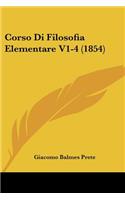 Corso Di Filosofia Elementare V1-4 (1854)