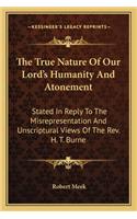 The True Nature Of Our Lord's Humanity And Atonement