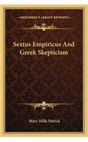 Sextus Empiricus and Greek Skepticism