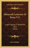 Effemeridi Letterarie Di Roma V12