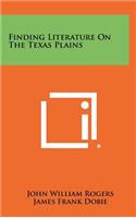 Finding Literature on the Texas Plains