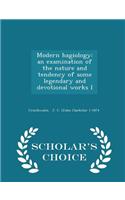 Modern Hagiology