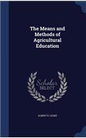 The Means and Methods of Agricultural Education