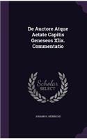 de Auctore Atque Aetate Capitis Geneseos XLIX. Commentatio