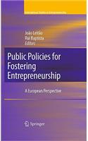 Public Policies for Fostering Entrepreneurship