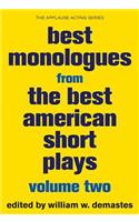 Best Monologues from the Best American Short Plays