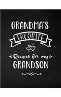 Grandma's Favorite, Recipes for My Grandson