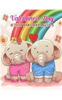Valentine's Day Activity Book For Kids Ages 4-8