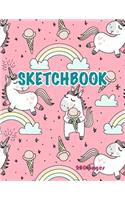 Unicorn Sketchbook 200 pages