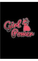 Girl power: 6x9 Women - lined - ruled paper - notebook - notes