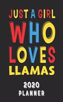 Just A Girl Who Loves Llamas 2020 Planner