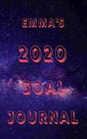 Emma's 2020 Goal Book: 2020 New Year Planner Goal Journal Gift for Emma / Notebook / Diary / Unique Greeting Card Alternative