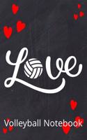 Love VolleyBall Notebook