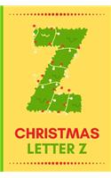 Christmas Letter Z