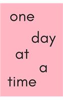 One Day At A Time