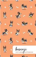 Basenji Dot Grid: 200 Page Notebook